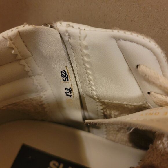 Golden Goose Slides Ombre Pearls White and Pink Silver Glitter Star Size 38 ⭐️ - Picture 8 of 10